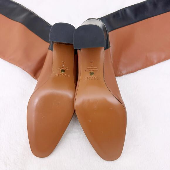 FRAME Le Catalina Colorblocked Boot (Size 40) in Whisky Multi - Picture 8 of 10